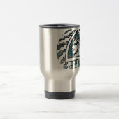 Afrikaanse schoonheid Bongo Masai Portret Tribal A Reisbeker (Center)