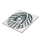 Afrikaanse schoonheid Bongo Masai Portret Tribal A Tegeltje (Zijkant)