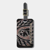 Afrikaanse schoonheid: Bongo Masai-portret van tri Bagagelabel (Voorkant verticaal)