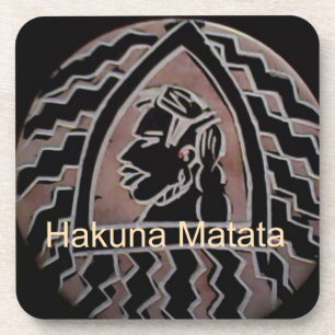 Afrikaanse schoonheid: Bongo Masai-portret van tri Bier Onderzetter