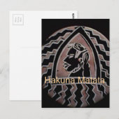 Afrikaanse schoonheid: Bongo Masai-portret van tri Briefkaart (Voorkant / Achterkant)