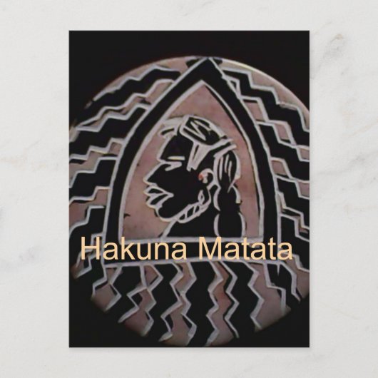 Afrikaanse schoonheid: Bongo Masai-portret van tri Briefkaart (Voorkant)