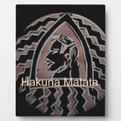 Afrikaanse schoonheid: Bongo Masai-portret van tri Fotoplaat (Voorkant)