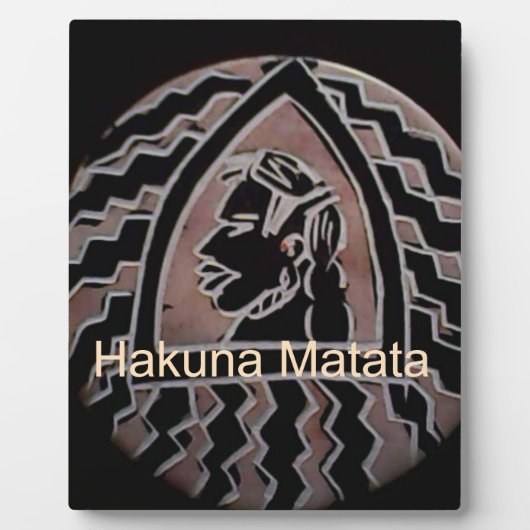 Afrikaanse schoonheid: Bongo Masai-portret van tri Fotoplaat (Voorkant)