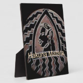 Afrikaanse schoonheid: Bongo Masai-portret van tri Fotoplaat (Zijkant)