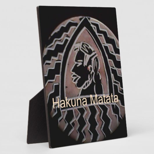 Afrikaanse schoonheid: Bongo Masai-portret van tri Fotoplaat (Zijkant)