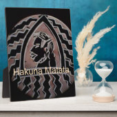 Afrikaanse schoonheid: Bongo Masai-portret van tri Fotoplaat (Zijkant)