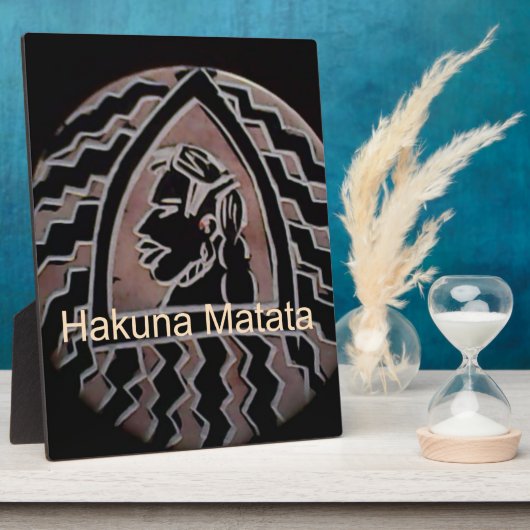 Afrikaanse schoonheid: Bongo Masai-portret van tri Fotoplaat (Zijkant)