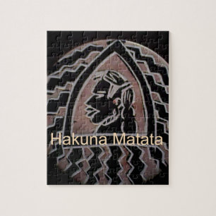 Afrikaanse schoonheid: Bongo Masai-portret van tri Legpuzzel