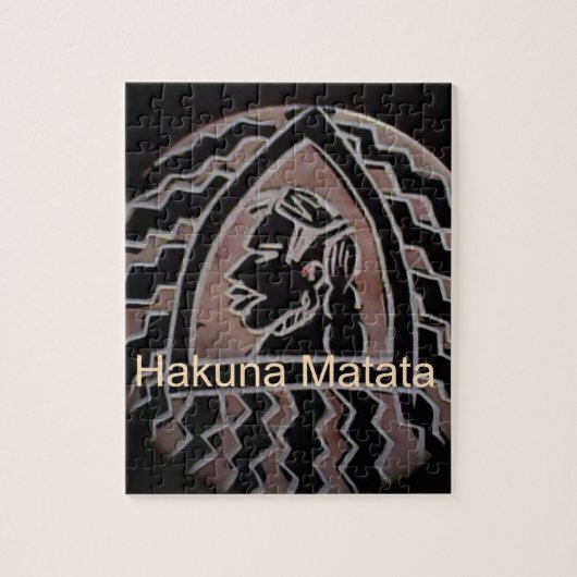 Afrikaanse schoonheid: Bongo Masai-portret van tri Legpuzzel (Verticaal)