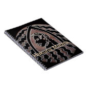 Afrikaanse schoonheid: Bongo Masai-portret van tri Notitieboek (Rechterzijde)