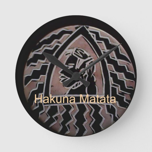 Afrikaanse schoonheid: Bongo Masai-portret van tri Ronde Klok (Voorkant)