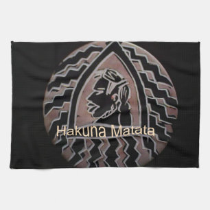 Afrikaanse schoonheid: Bongo Masai-portret van tri Theedoek