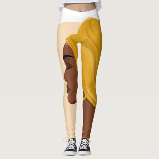 Afrikaanse schoonheid leggings (Voorkant)