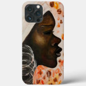 Afrikaanse schoonheid - Vrouw - Waterverf schilder Case-Mate iPhone Case (Achterkant)