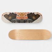 Afrikaanse schoonheid - Waterverf schilderen - Persoonlijk Skateboard (Horizontaal)