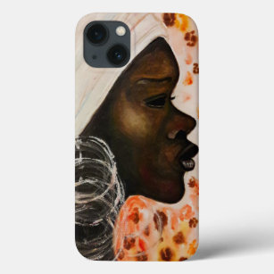 Afrikaanse schoonheidsmeisjes - Waterverf schilder Case-Mate iPhone Case