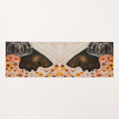 Afrikaanse schoonheidsvrouw Yoga Mat - Schilderen (Voorkant (horizontaal))