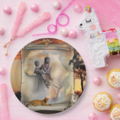 Afrikaanse scrol papieren bordje (Feest)