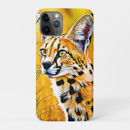 Afrikaanse Serval Kunst Case-Mate iPhone Case