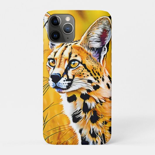 Afrikaanse Serval Kunst Case-Mate iPhone Case (Achterkant)