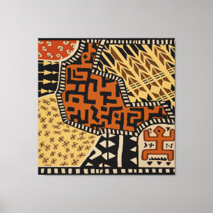 Afrikaanse Shaman Aardgeesten Canvas Afdruk