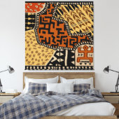 Afrikaanse Shaman Aardgeesten Canvas Afdruk (Insitu (Slaapkamer))