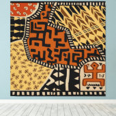 Afrikaanse Shaman Aardgeesten Canvas Afdruk (Insitu (Houten vloer))