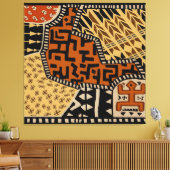 Afrikaanse Shaman Aardgeesten Canvas Afdruk (Insitu (Woonkamer))