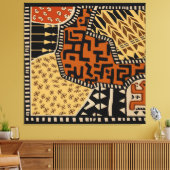 Afrikaanse Shaman Aardgeesten Canvas Afdruk (Insitu (Woonkamer))