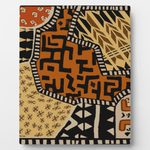 Afrikaanse Shaman Aardgeesten Fotoplaat