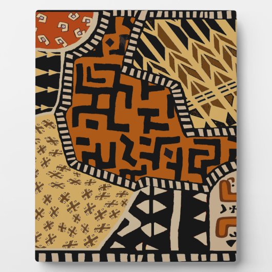 Afrikaanse Shaman Aardgeesten Fotoplaat (Voorkant)