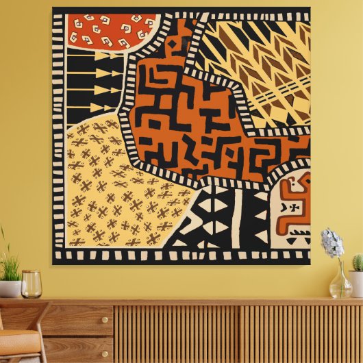 Afrikaanse Shaman Earth Spirits Canvas Afdruk (Insitu (Woonkamer))