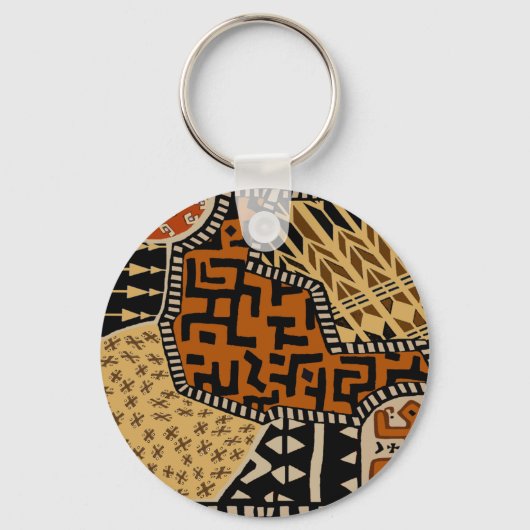 Afrikaanse Shaman Earth Spirits Sleutelhanger (Voorkant)