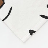 afrikaanse sinterklaasdeken fleece deken (Hoek)