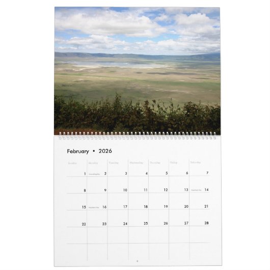 Afrikaanse Skies Kalender (Feb 2026)