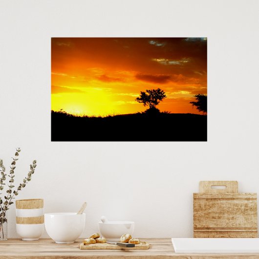 Afrikaanse slaapjes poster (Keuken)