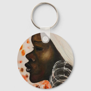 Afrikaanse Sleutelhanger Woman Face Painting