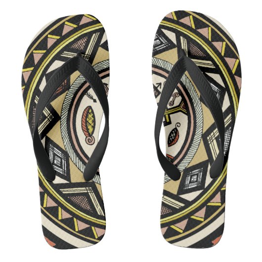 Afrikaanse slippers teenslippers (Voetbed)