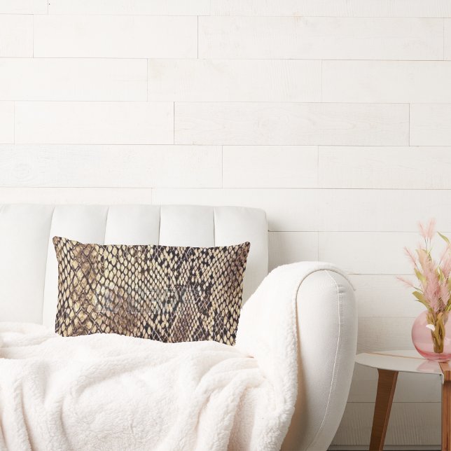 Afrikaanse Snake Skin Print Kussen (Creator heeft geüpload)