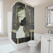 Afrikaanse Soul Art Douchegordijn (In situ)