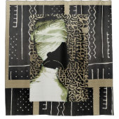 Afrikaanse Soul Art Douchegordijn (Voorkant)