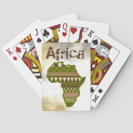 Afrikaanse spelkaarten pokerkaarten