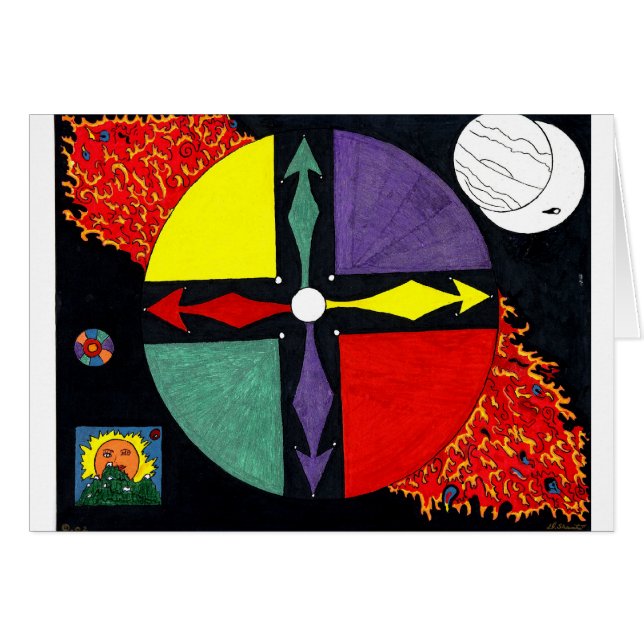 Afrikaanse spiraalwiel (Voorkant Horizontaal)