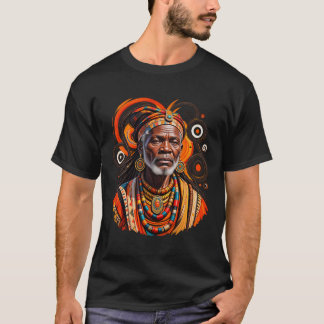 Afrikaanse spirituele oudsten portretkunst | Vooro T-shirt