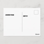 Afrikaanse spontane schildpad briefkaart (Achterkant)
