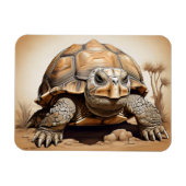 Afrikaanse spontane schildpad magneet (Horizontaal)