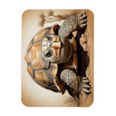 Afrikaanse spontane schildpad magneet (Verticaal)