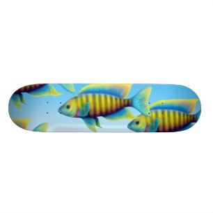 Afrikaanse sportskateboard (Peacock Cichlid) Persoonlijk Skateboard
