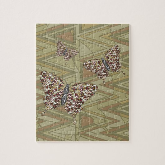 Afrikaanse Staartvlinder Puzzel (Verticaal)
